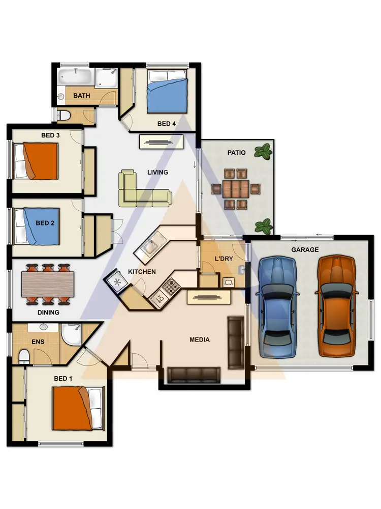 Floorplan of Homely house listing, 20 Stockwellia St, Meadowbrook QLD 4131