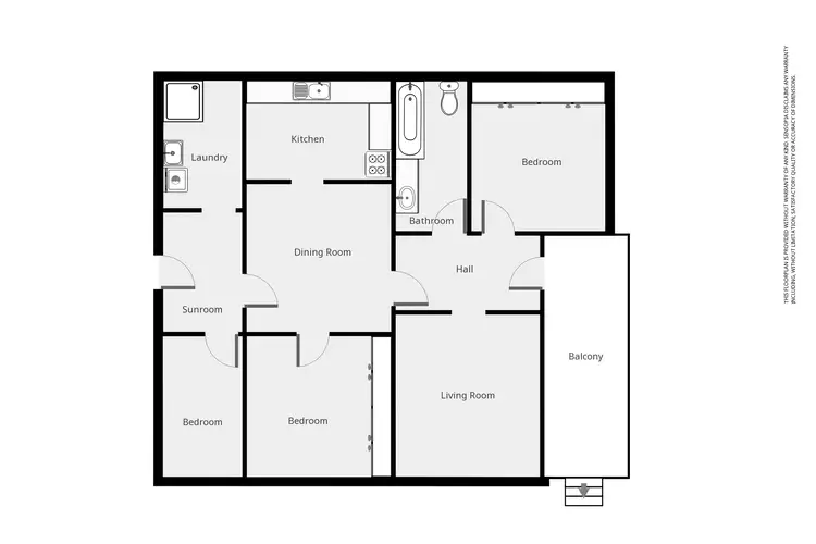 Floorplan of Homely house listing, 150 Napier St, Stawell VIC 3380
