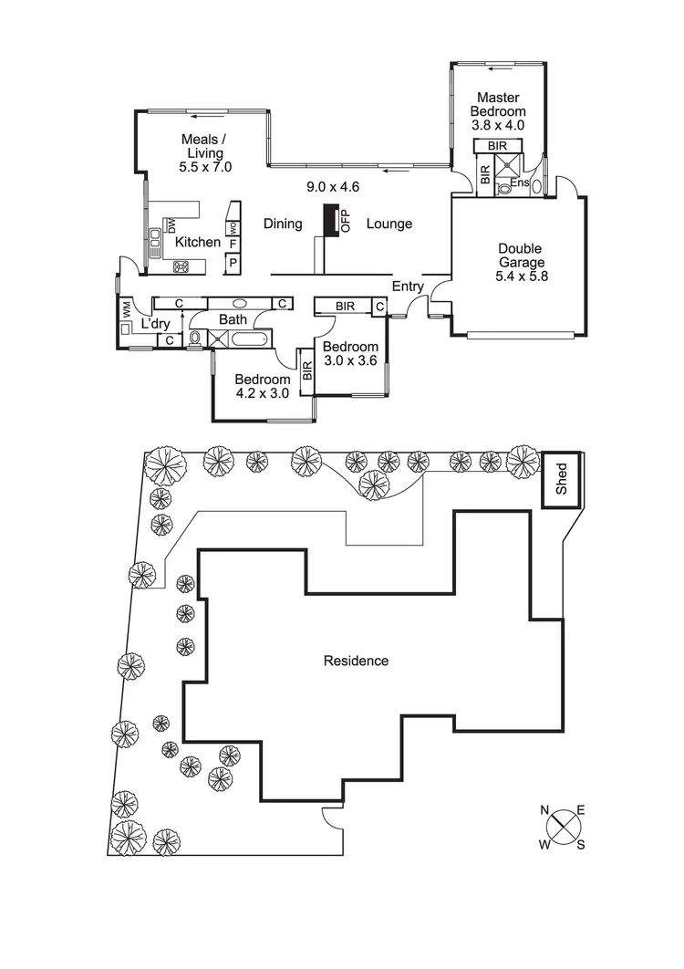 Floorplan of Homely house listing, 839B Hampton Street, Brighton VIC 3186