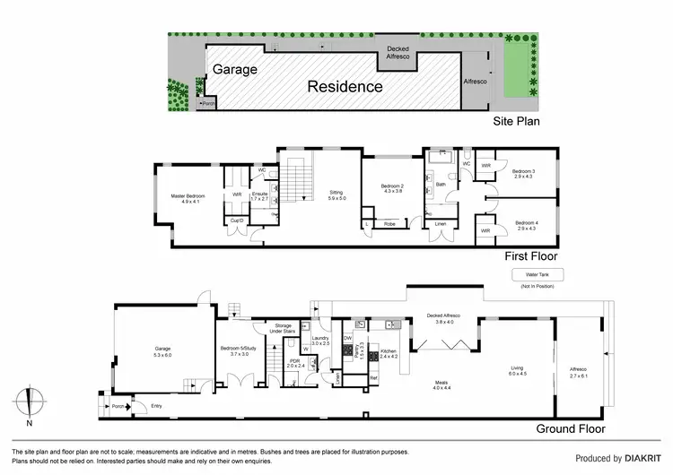 Floorplan of Homely townhouse listing, 1/53 Nimmo Street, Essendon VIC 3040