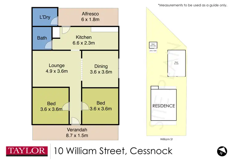 Floorplan of Homely house listing, 10 William Street, Cessnock NSW 2325