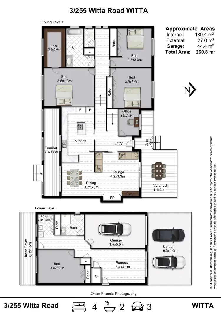 Floorplan of Homely house listing, 3/255 Witta Rd, Witta QLD 4552