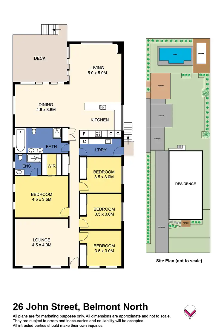 Floorplan of Homely house listing, 26 John St, Belmont North NSW 2280