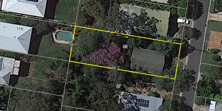 Floorplan of Homely house listing, 85 Bywong St, Toowong QLD 4066