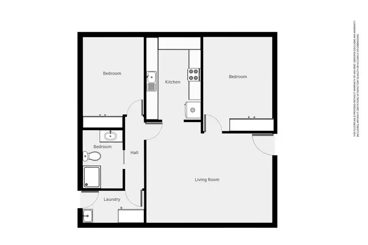 Floorplan of Homely unit listing, Unit 8/103-105 Cooper St, Stawell VIC 3380