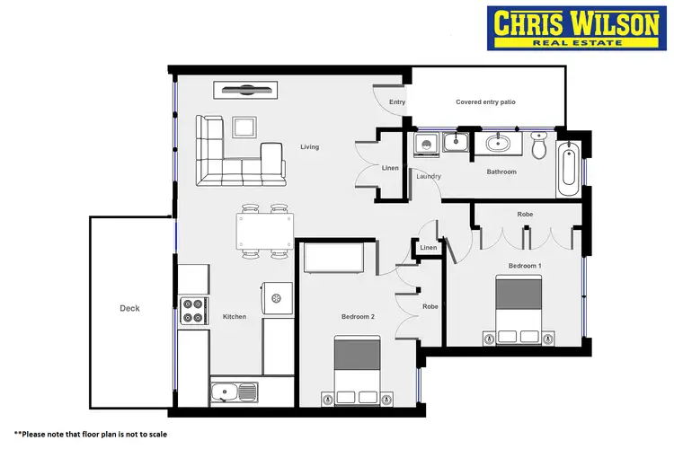 Floorplan of Homely unit listing, Unit 4/184 Imlay St, Eden NSW 2551