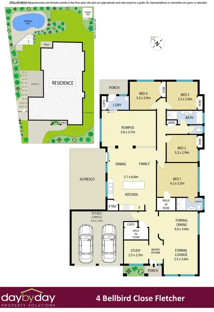 Floorplan of Homely house listing, 4 Bellbird Cl, Fletcher NSW 2287