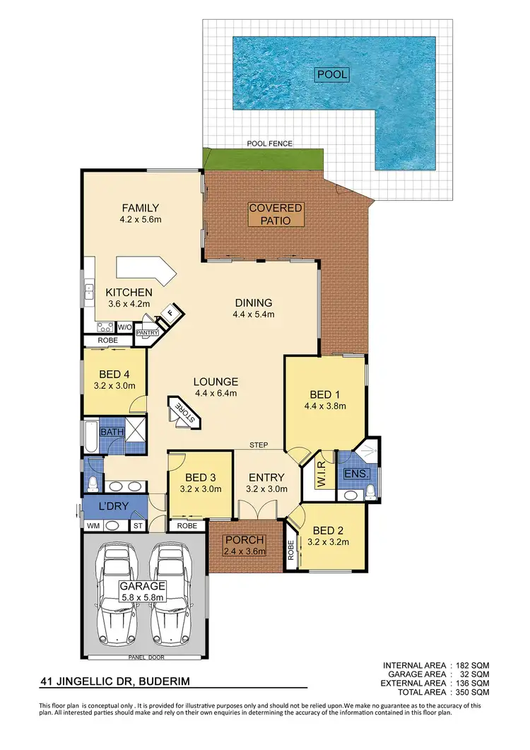 Floorplan of Homely house listing, 41 Jingellic Drive, Buderim QLD 4556