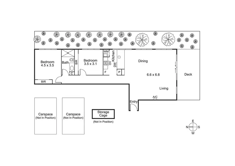 Floorplan of Homely unit listing, Unit 4/86-88 Beach Rd, Sandringham VIC 3191