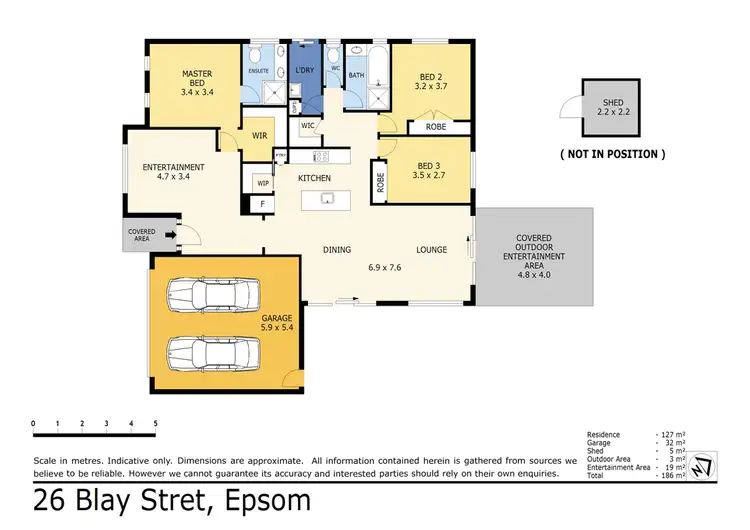 Floorplan of Homely house listing, 26 Blay St, Epsom VIC 3551