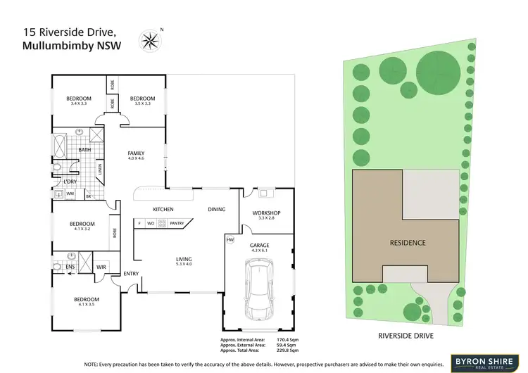 Floorplan of Homely house listing, 15 Riverside Dr, Mullumbimby NSW 2482