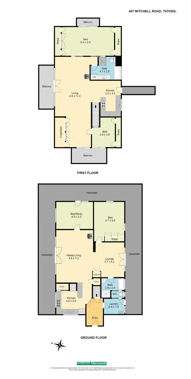 Floorplan of Homely rural property listing, 487 Mitchell Rd, Tatong VIC 3673