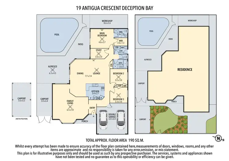 Floorplan of Homely house listing, 19 Antigua Crescent, Deception Bay QLD 4508