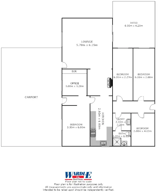 Floorplan of Homely house listing, 1 Collins St, Jamestown SA 5491
