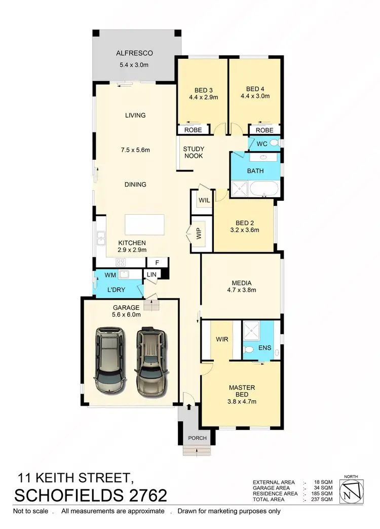 Floorplan of Homely house listing, 11 Keith St, Schofields NSW 2762