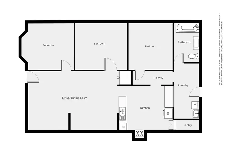 Floorplan of Homely house listing, 64 Wimmera Street, Stawell VIC 3380