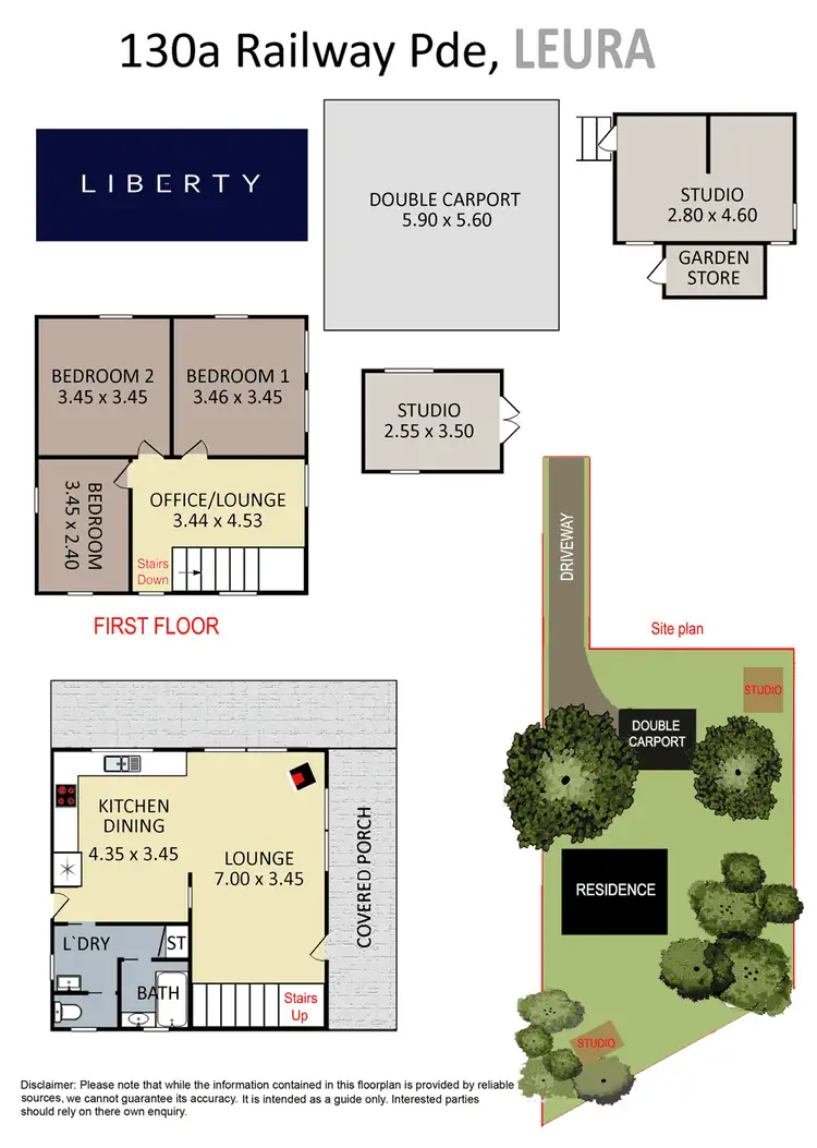 Floorplan of Homely house listing, 130A Railway Pde, Leura NSW 2780
