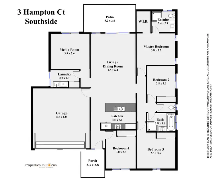 Floorplan of Homely house listing, 3 Hampton Court, Southside QLD 4570