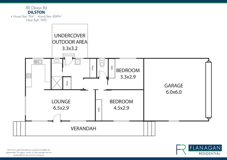 Floorplan of Homely rural property listing, 89 Dilston Rd, Dilston TAS 7252