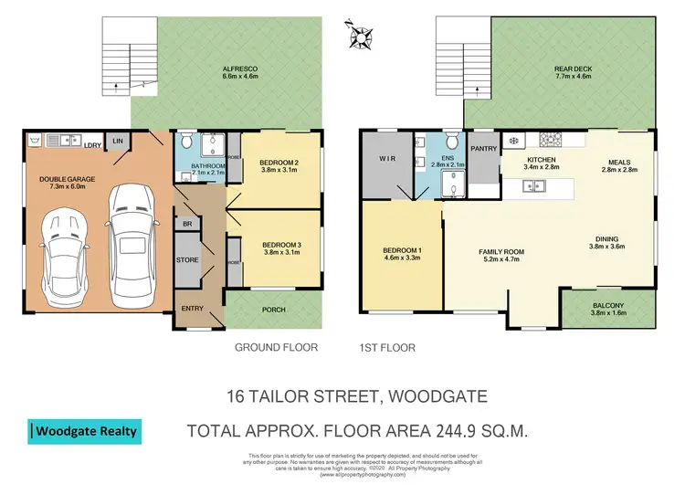 Floorplan of Homely house listing, 16 Tailor St, Woodgate QLD 4660