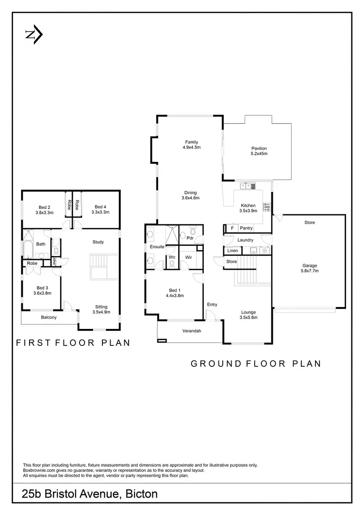 Floorplan of Homely house listing, 25B Bristol Avenue, Bicton WA 6157