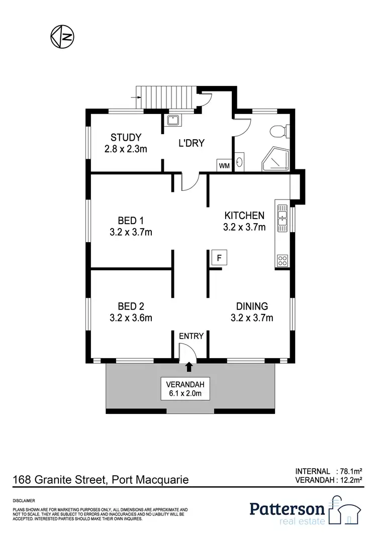 Floorplan of Homely house listing, 168 Granite St, Port Macquarie NSW 2444