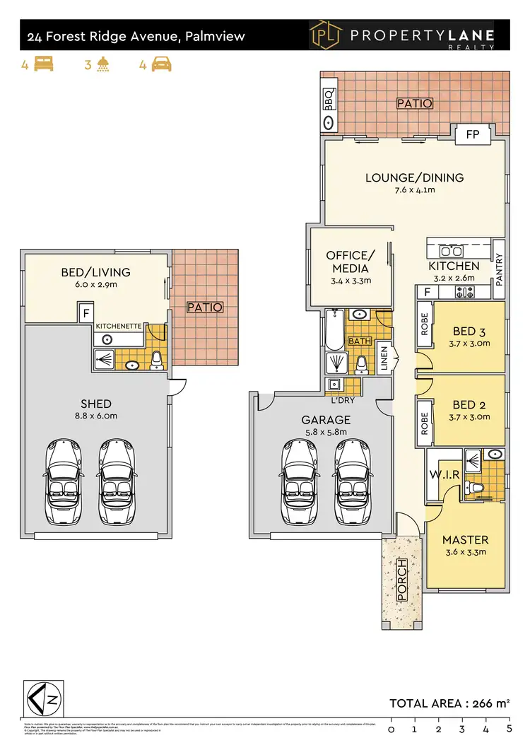Floorplan of Homely house listing, 24 Forest Ridge Avenue, Palmview QLD 4553