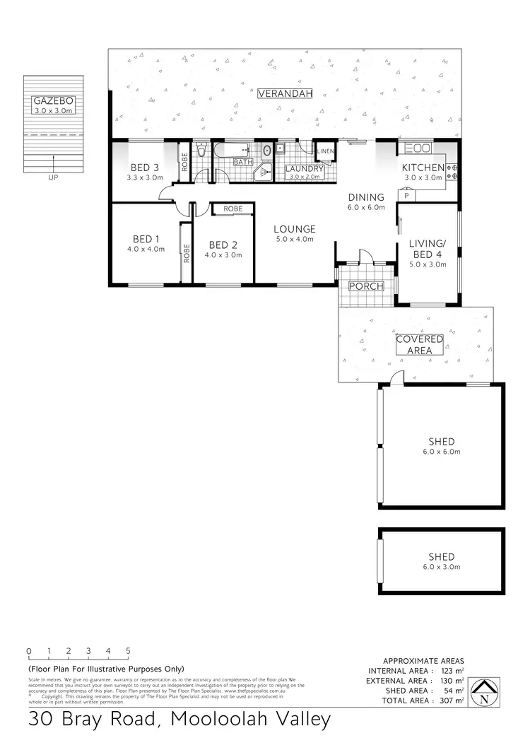 Floorplan of Homely house listing, 30 Bray Rd, Mooloolah Valley QLD 4553