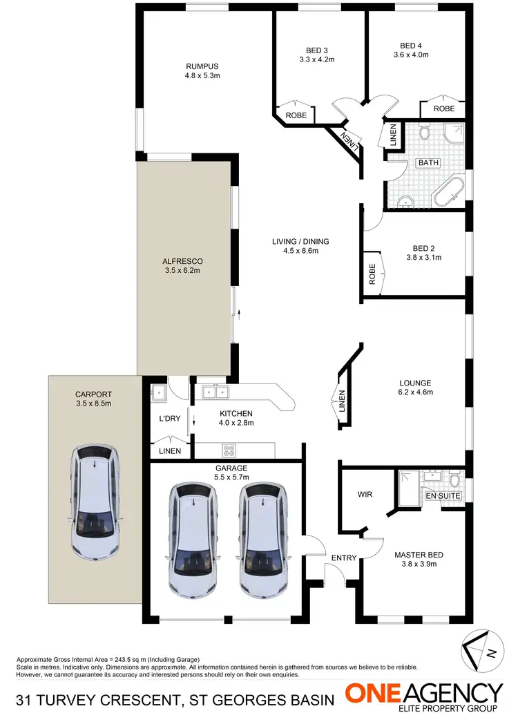 Floorplan of Homely house listing, 31 Turvey Cres, St Georges Basin NSW 2540