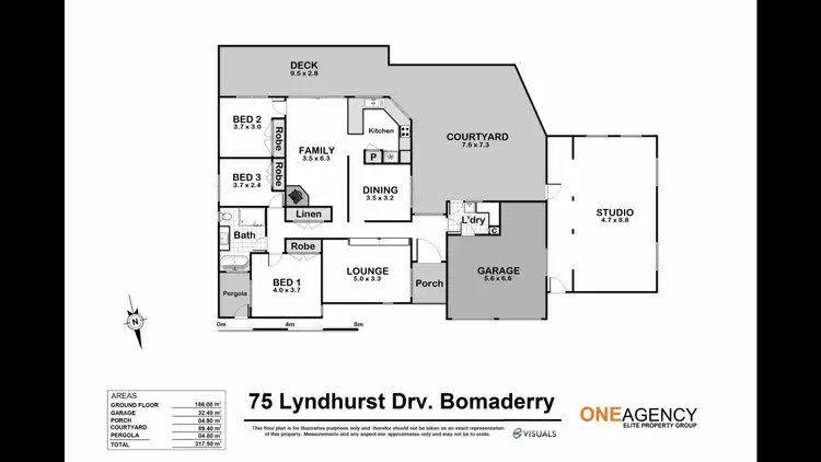 Floorplan of Homely house listing, 75 Lyndhurst Dr, Bomaderry NSW 2541