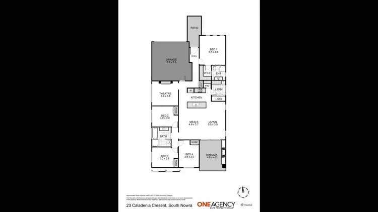 Floorplan of Homely house listing, 23 Caladenia Cres, South Nowra NSW 2541