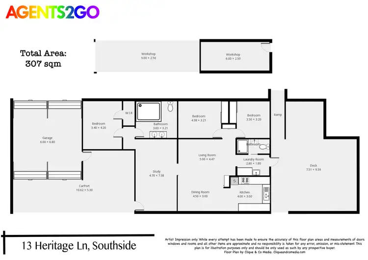 Floorplan of Homely house listing, 13 Heritage Lane, Southside QLD 4570