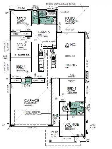 Floorplan of Homely house listing, 11 Stellar Street, Springfield Lakes QLD 4300