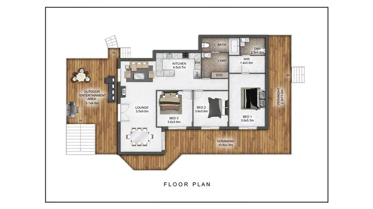 Floorplan of Homely house listing, 2221 Collins Creek Rd, Kyogle NSW 2474