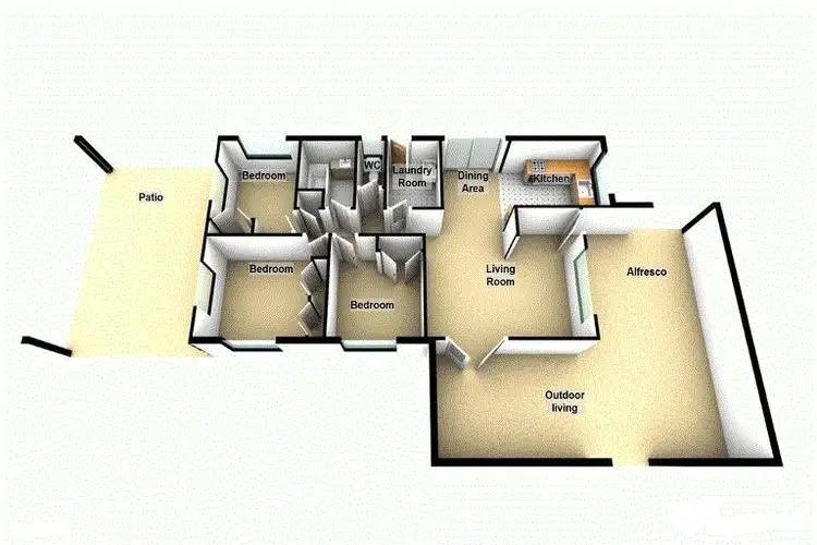Floorplan of Homely house listing, 9 Finch Ct, Deception Bay QLD 4508