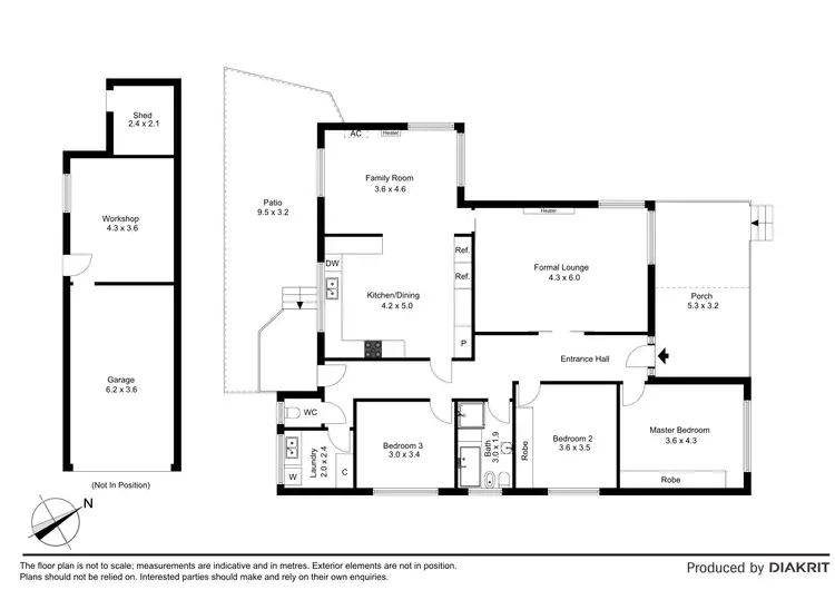 Floorplan of Homely house listing, 3 Chaumont Drive, Avondale Heights VIC 3034