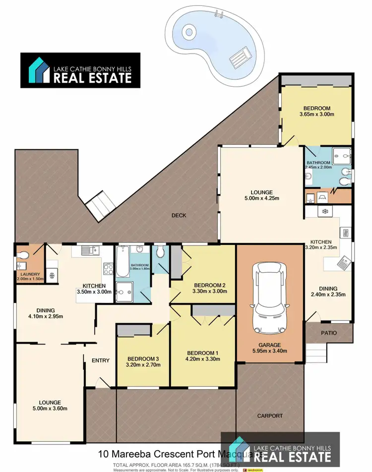 Floorplan of Homely house listing, 10 Mareeba Cres, Port Macquarie NSW 2444
