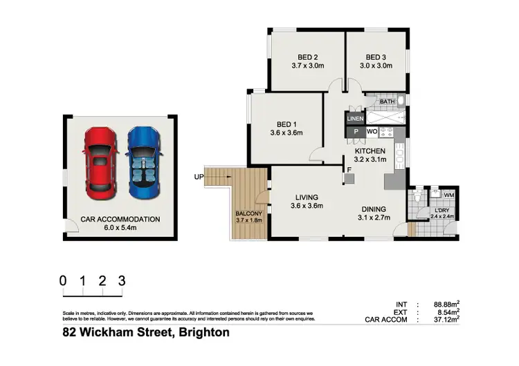 Floorplan of Homely house listing, 82 Wickham St, Brighton QLD 4017