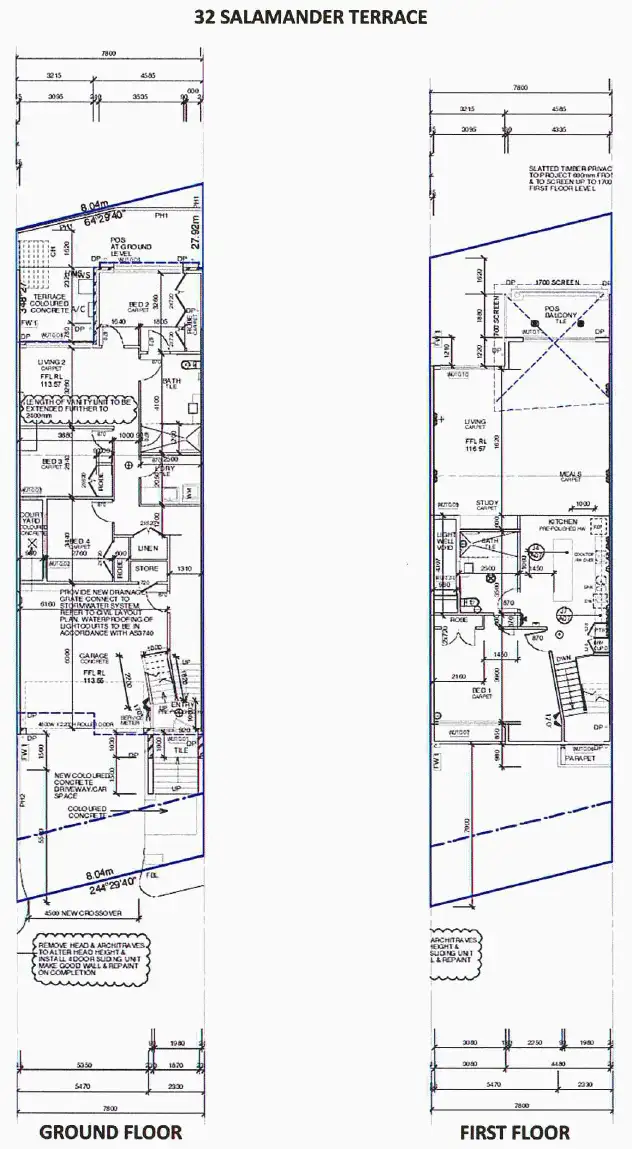 Floorplan of Homely townhouse listing, 32 Salamander Tce, Shepparton VIC 3630