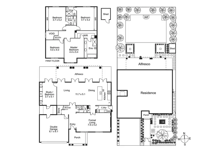 Floorplan of Homely house listing, 3 Shasta Ave, Brighton East VIC 3187