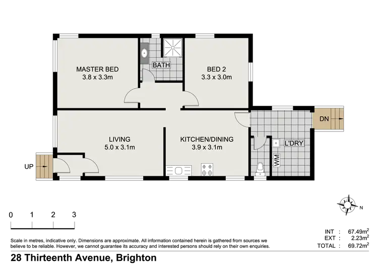 Floorplan of Homely house listing, 28 Thirteenth Ave, Brighton QLD 4017
