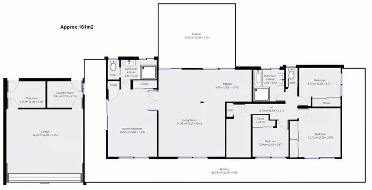 Floorplan of Homely house listing, 31 Tekapo Street, Westlake QLD 4074