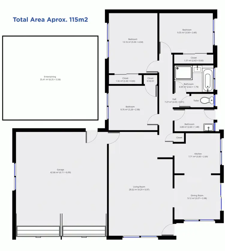 Floorplan of Homely house listing, 62 Prosser Street, Riverhills QLD 4074
