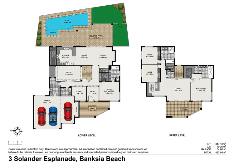 Floorplan of Homely house listing, 3 Solander Esp, Banksia Beach QLD 4507