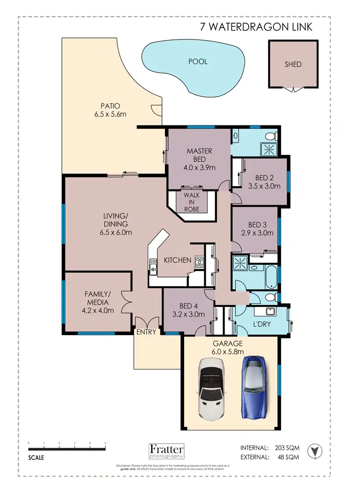 Floorplan of Homely house listing, 7 Waterdragon Link, Douglas QLD 4814