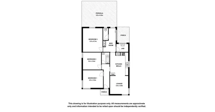 Floorplan of Homely house listing, 15 Cameron St, Penola SA 5277