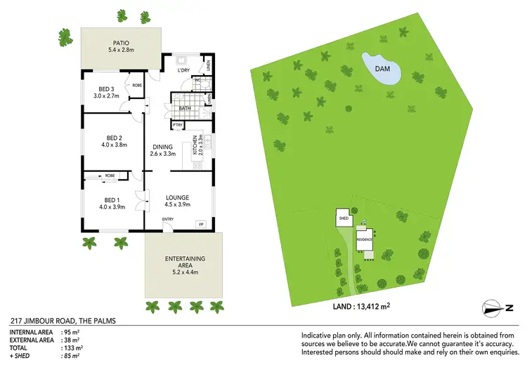 Floorplan of Homely house listing, 217 Jimbour Rd, The Palms QLD 4570