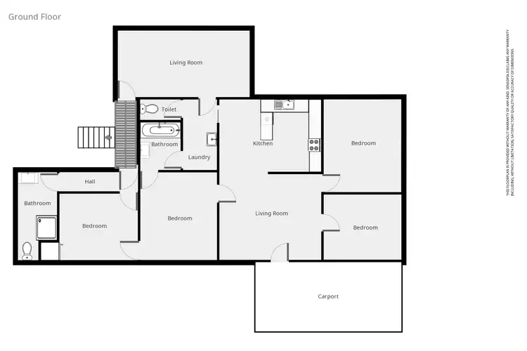 Floorplan of Homely house listing, 3 Sharpley Ave, Stawell VIC 3380
