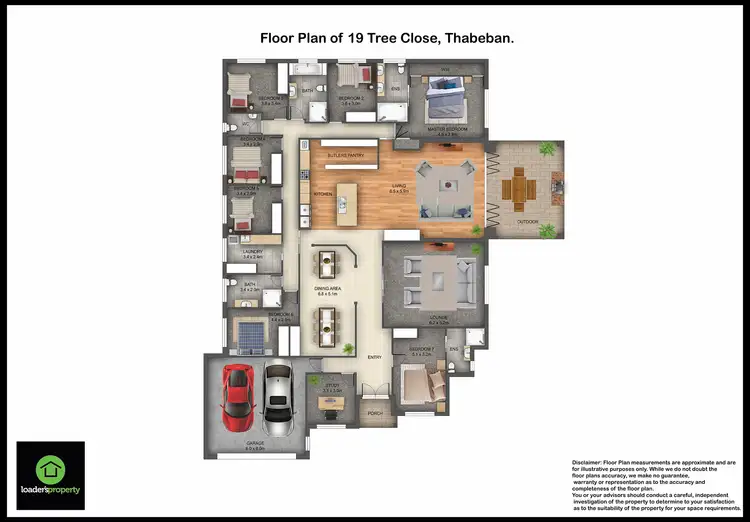 Floorplan of Homely house listing, 19 Tree Cl, Thabeban QLD 4670