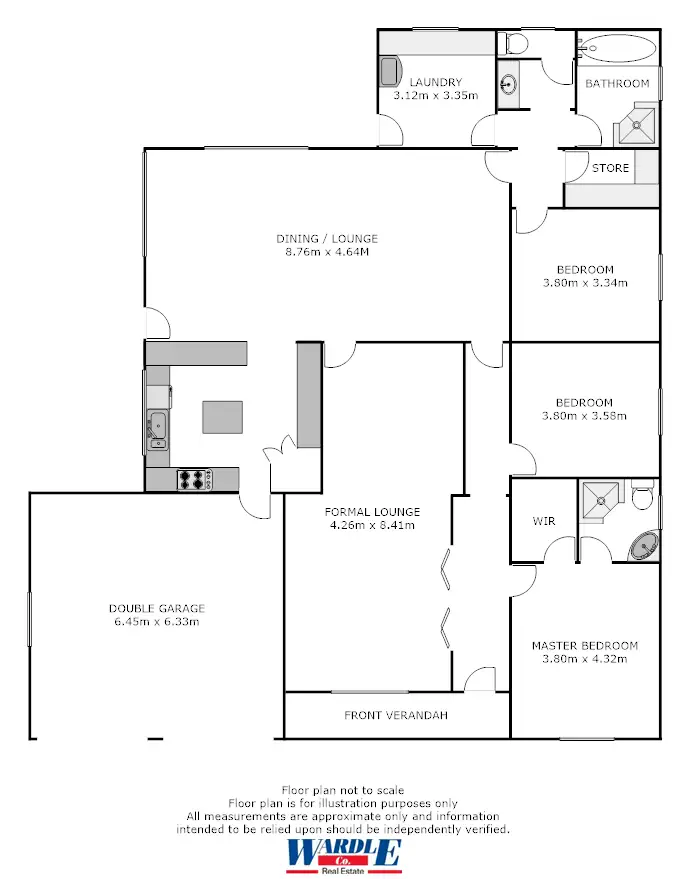 Floorplan of Homely house listing, 6 Cunningham St, Crystal Brook SA 5523